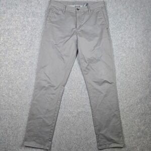 Vuori Meta Pants Mens 32x31 Grey Chino Performance Stretch Trousers Office Golf